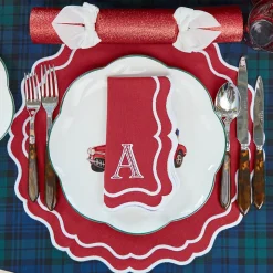 Katherine Berry Red Placemats & Napkins (Set of 4)