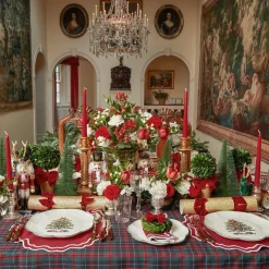 Katherine Berry Red Placemats & Napkins (Set of 4)