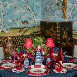 Katherine Berry Red Placemats & Napkins (Set of 4)