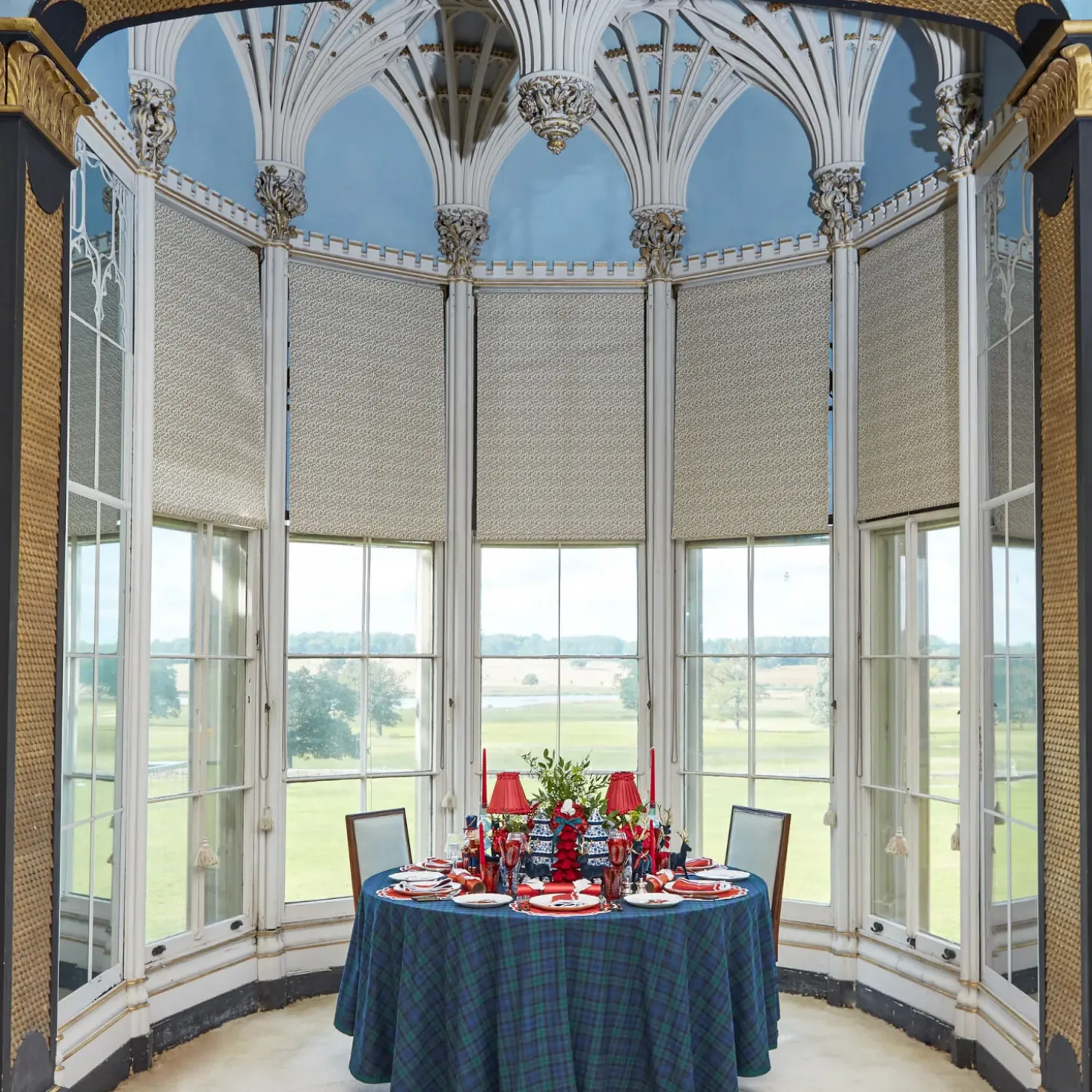 Katherine Berry Red Placemats & Napkins (Set of 4)