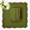Katherine Green & Chocolate Napkins (Set of 4)