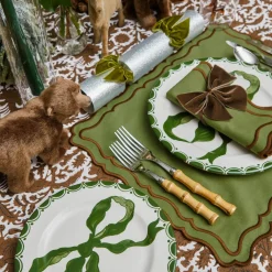 Katherine Green & Chocolate Placemats (Set of 4)