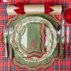 Katherine Green & Red Placemats & Napkins (Set of 4)