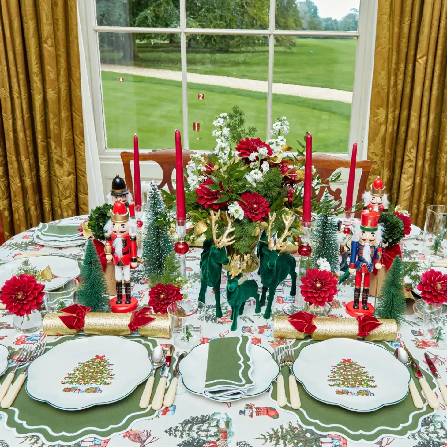 Katherine Green Napkins (Set of 4)