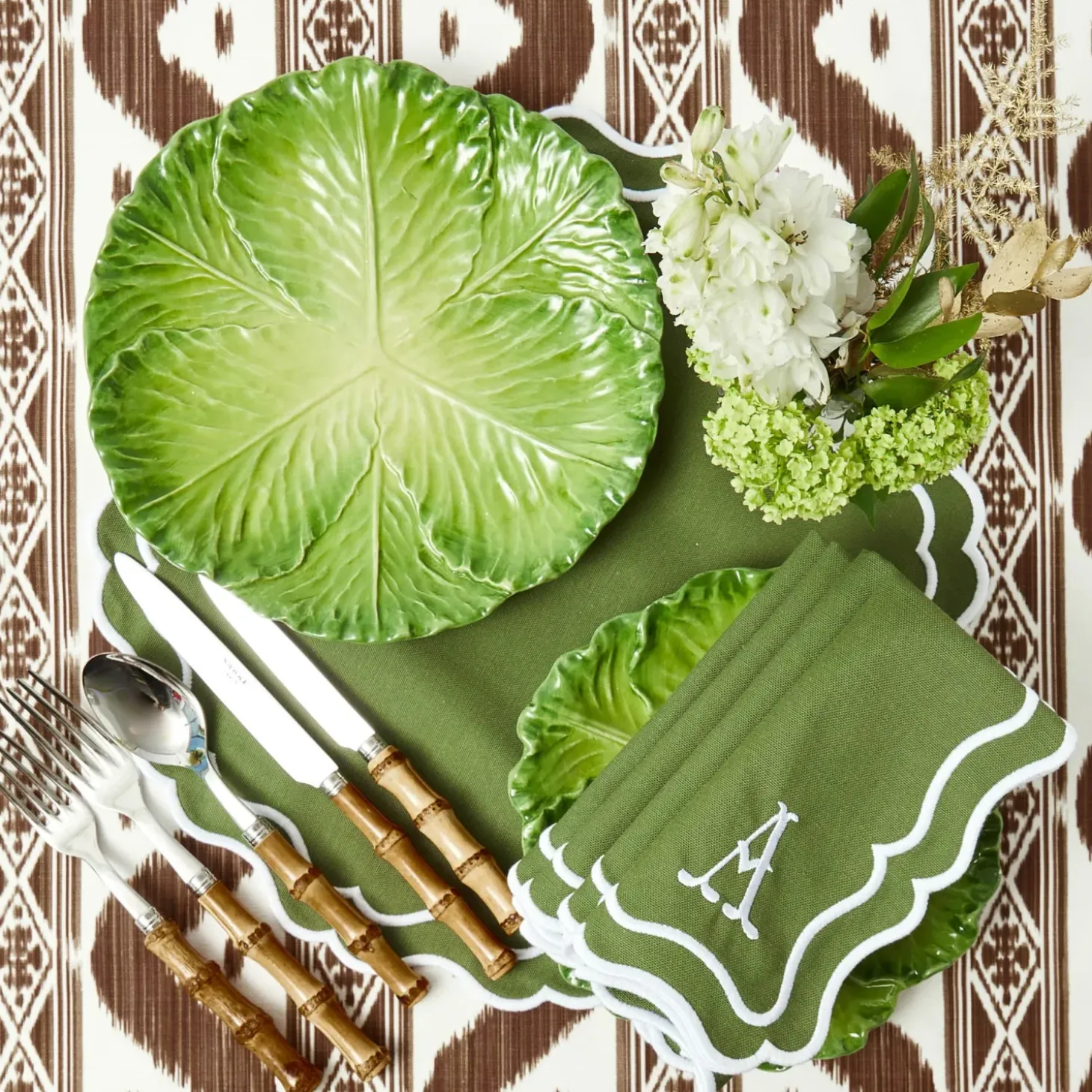 Katherine Green Napkins (Set of 4)