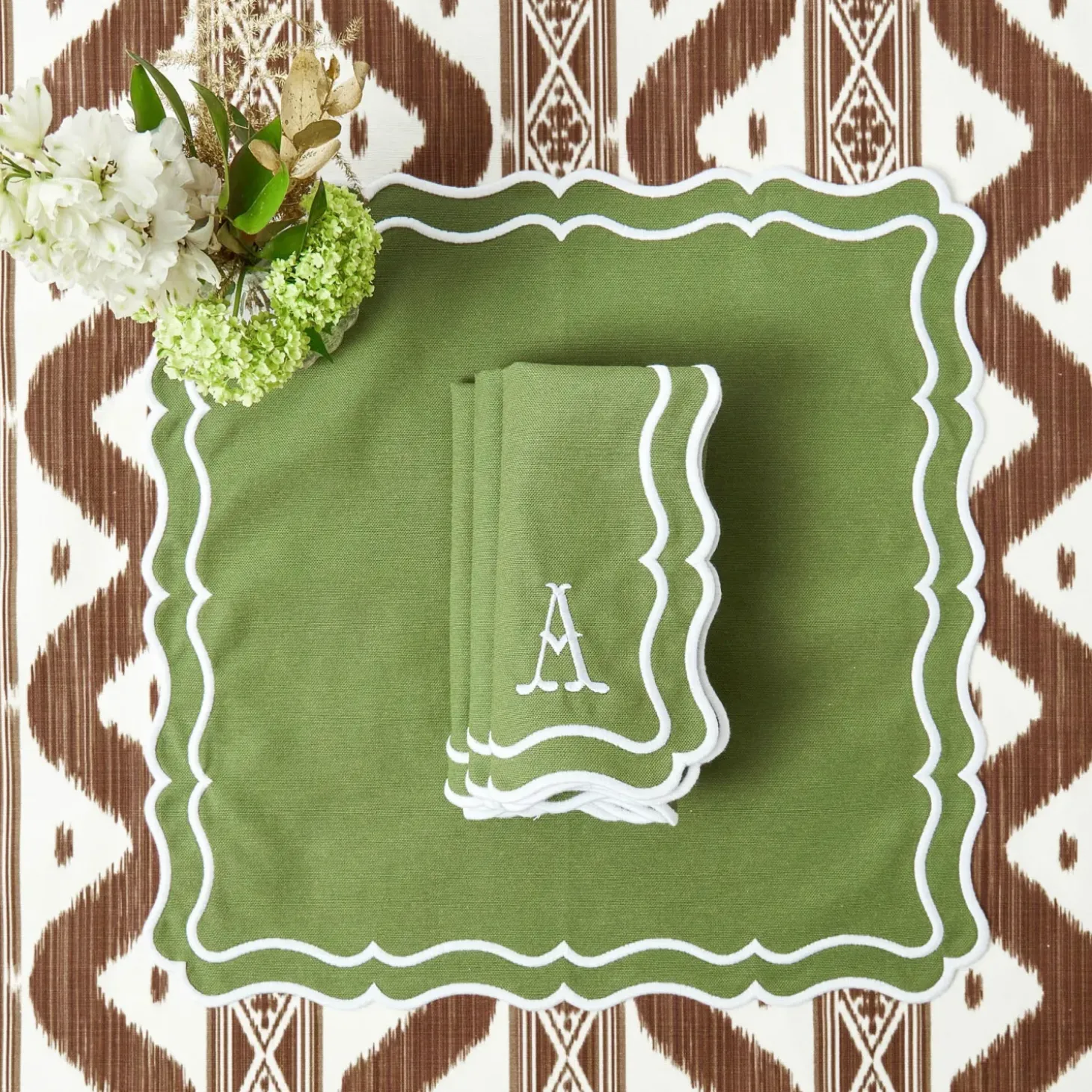 Katherine Green Napkins (Set of 4)