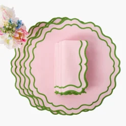 Katherine Pink & Green Placemats (Set of 4)