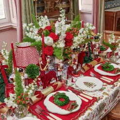 Katherine Red & Green Napkins (Set of 4)