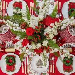 Katherine Red & Green Napkins (Set of 4)