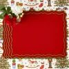 Katherine Red & Green Placemats (Set of 4)