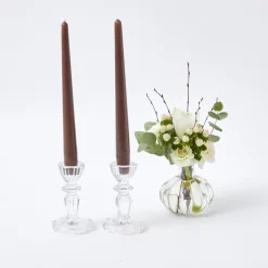 Lace Edge Candle Holders (Pair)