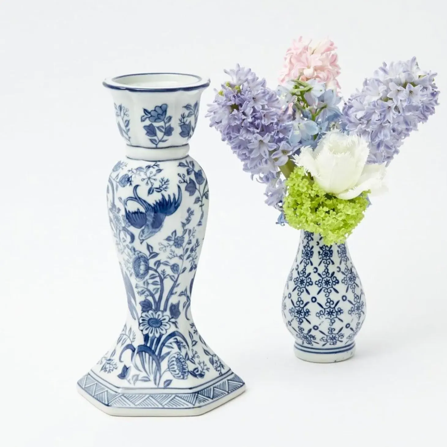 Large Chinoiserie Candle Holder