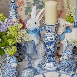 Large Chinoiserie Candle Holder