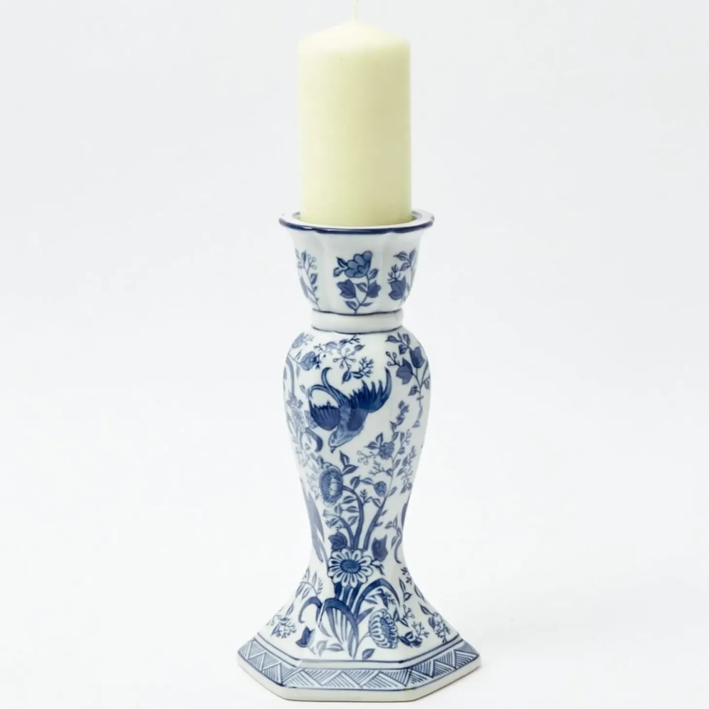 Large Chinoiserie Candle Holder