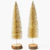 Large Gold Glitter Tree (Pair)