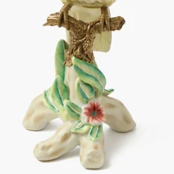 Large Pink Cockatoo Candle Holder