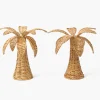 Large Rattan Palm Tree (Pair)