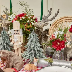 Large Rattan Reindeer (Pair) - 40cm