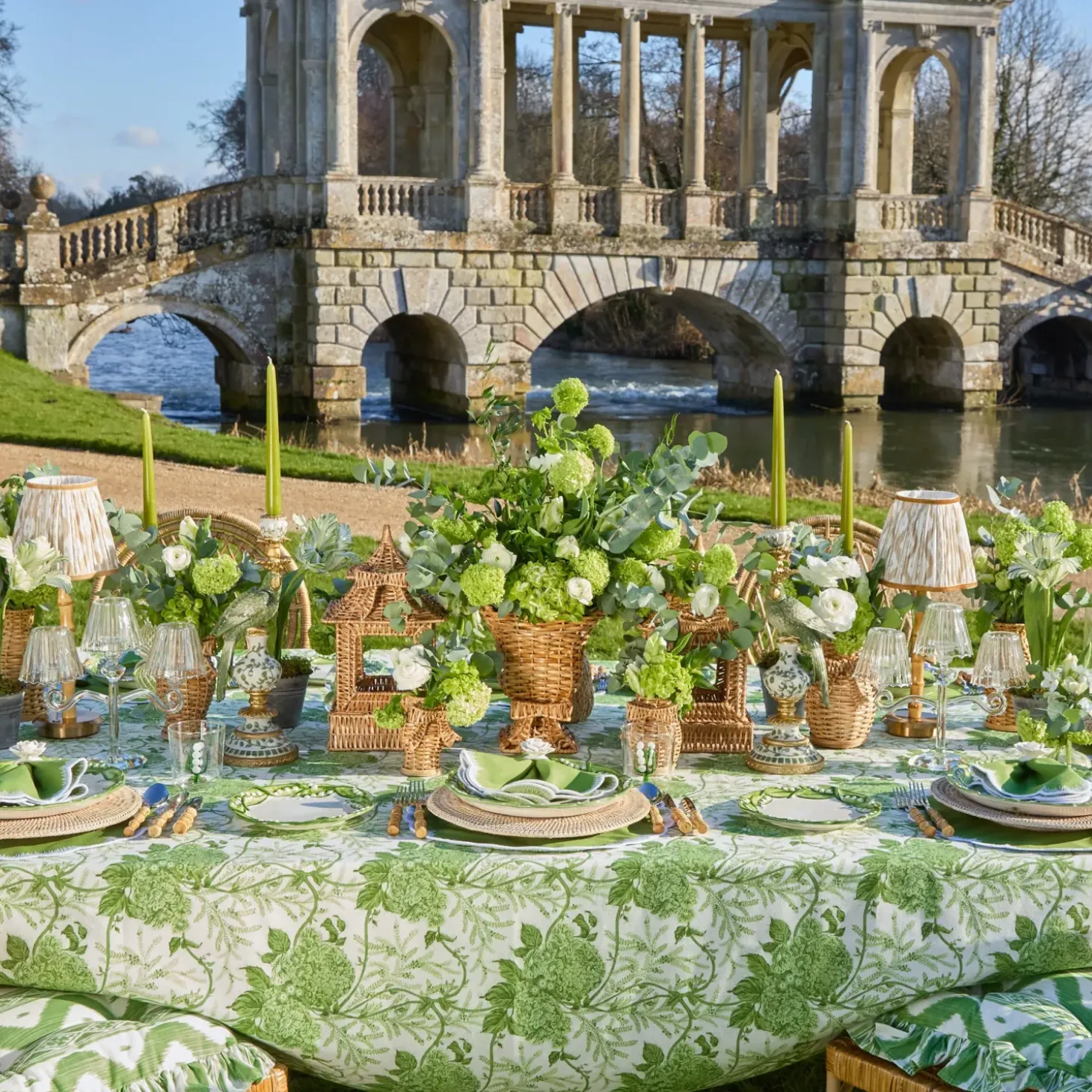 Lily of the Valley Dinner & Starter Plates (Set of 4)