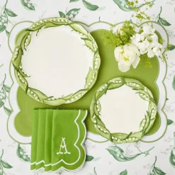 Lily of the Valley Dinner & Starter Plates (Set of 4)