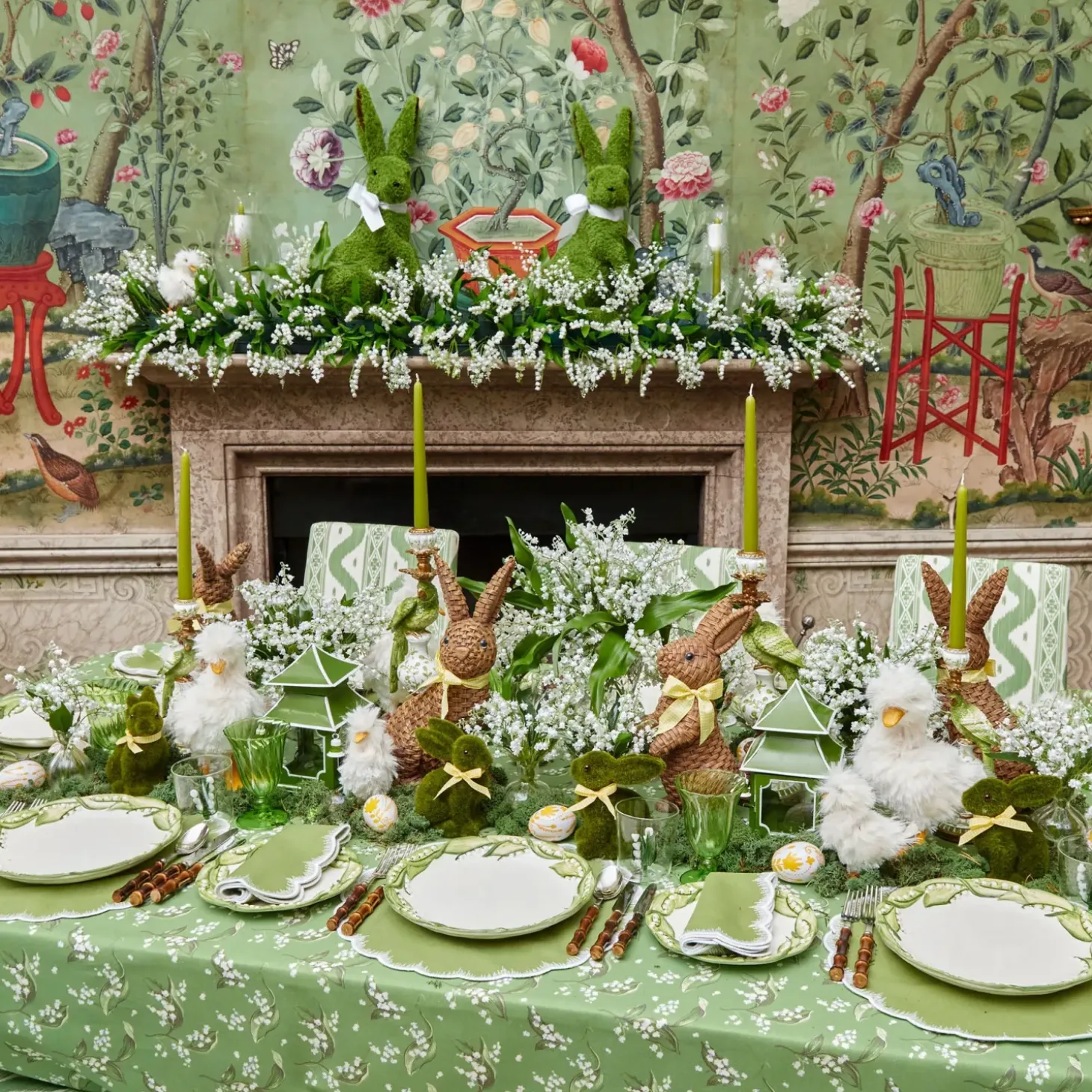Lily of the Valley Dinner Plates (Set of 4)