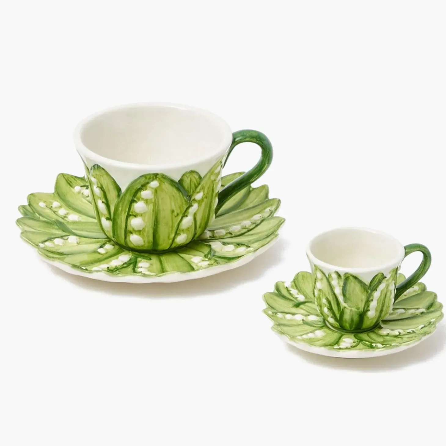 Lily of the Valley Espresso Cup & Saucer