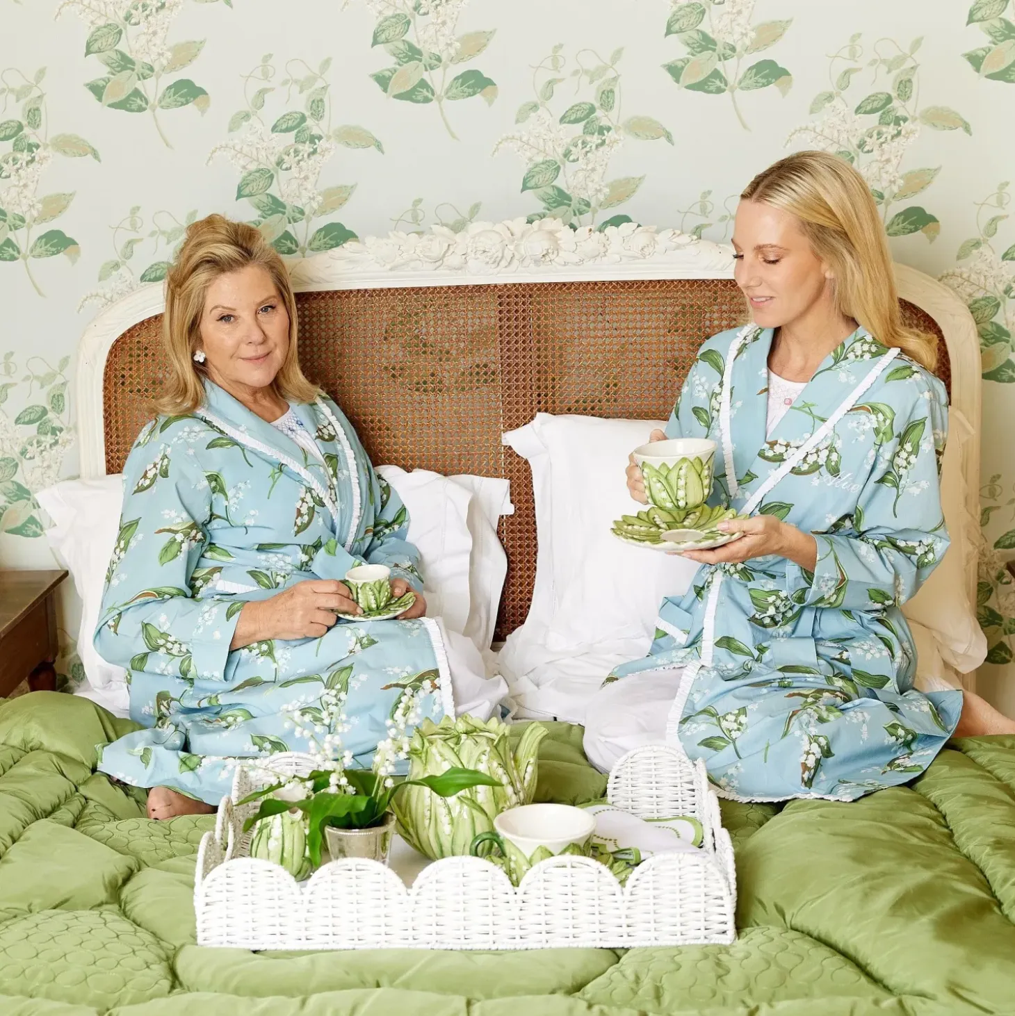 Lily of the Valley Espresso Cup & Saucer