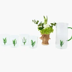 Lily of the Valley Glass Jug