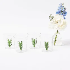 Lily of the Valley Glasses (Set of 4)