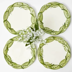 Lily of the Valley Starter Plates (Set of 4)