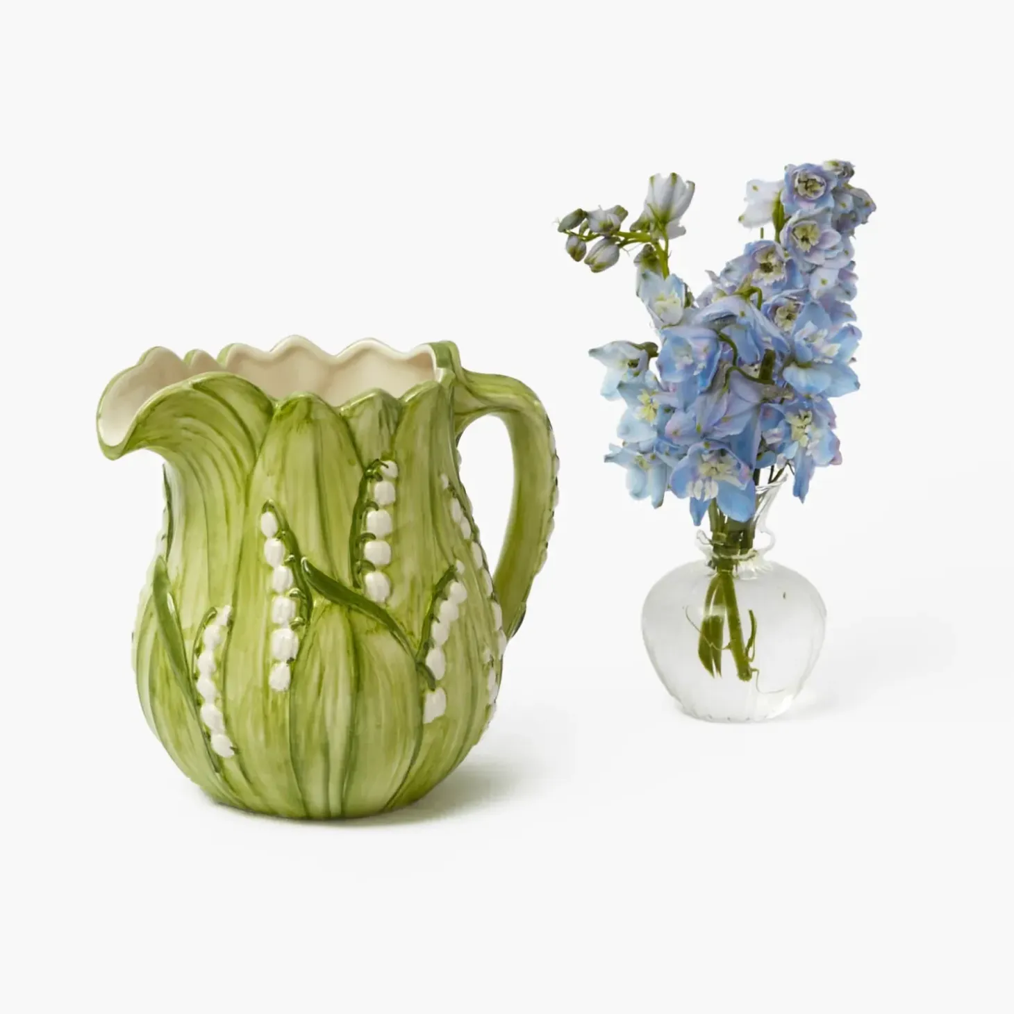 Lily of the Valley Water Jug