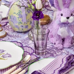 Lily Purple Gingham Napkins (Set of 4)