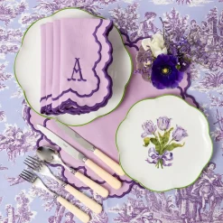 Lily Purple Napkins (Set of 4)