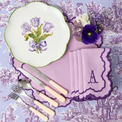 Lily Purple Placemats & Napkins (Set of 4)