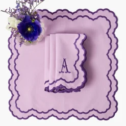 Lily Purple Placemats & Napkins (Set of 4)
