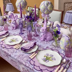 Lily Purple Placemats & Napkins (Set of 4)