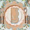 Lily Sand & Blue Placemats & Napkins (Set of 4)