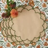 Lily Sand & Green Placemats (Set of 4)