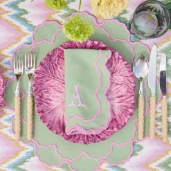 Lily Soft Green & Pink Placemats (Set of 4)