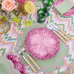 Lily Soft Green & Pink Placemats (Set of 4)