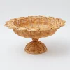 Luciana Rattan Scalloped Bowl