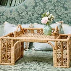 Lucille Rattan Breakfast Tray