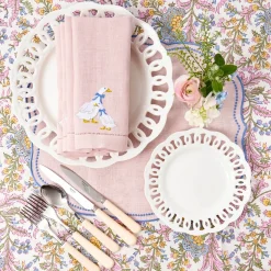 Lucy Goose Pink Linen Napkins (Set of 4)