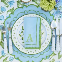 Mariana Blue & Green Napkins (Set of 4)
