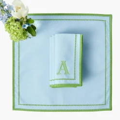 Mariana Blue & Green Napkins (Set of 4)