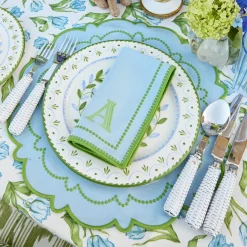 Mariana Blue & Green Napkins (Set of 4)