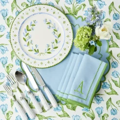 Mariana Blue & Green Placemats & Napkins (Set of 4)