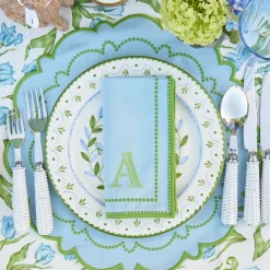 Mariana Blue & Green Placemats & Napkins (Set of 4)