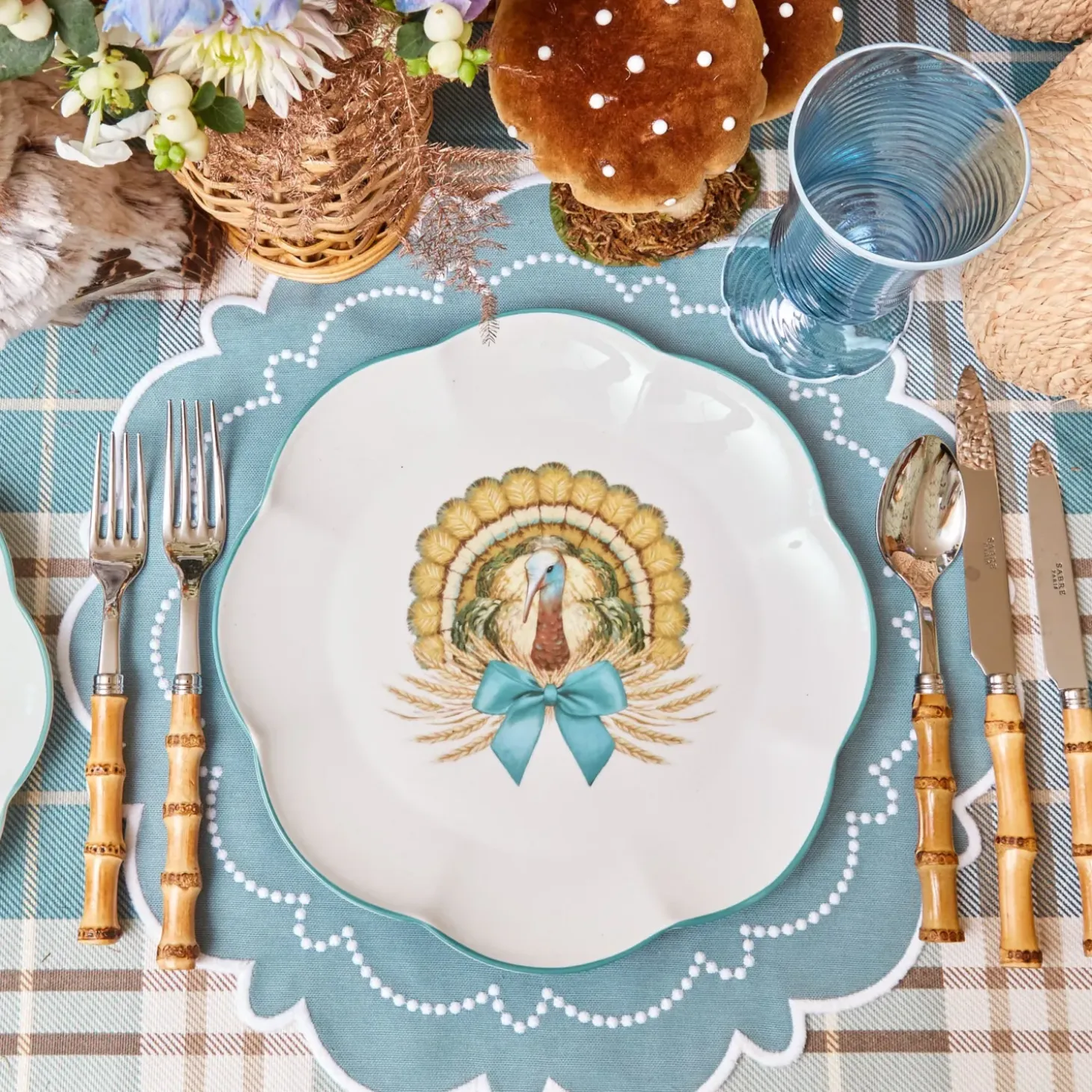 Mariana Duck Egg Placemats & Napkins (Set of 4)