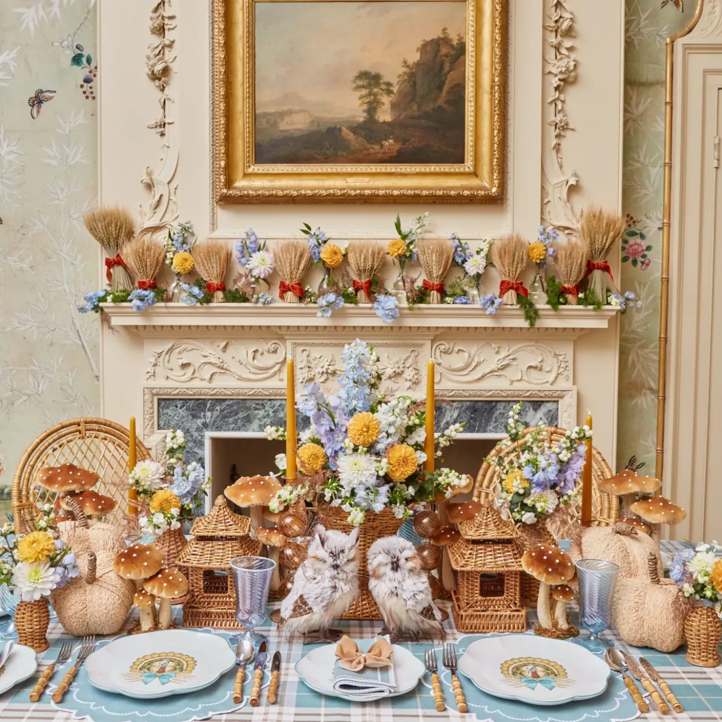 Mariana Duck Egg Placemats & Napkins (Set of 4)
